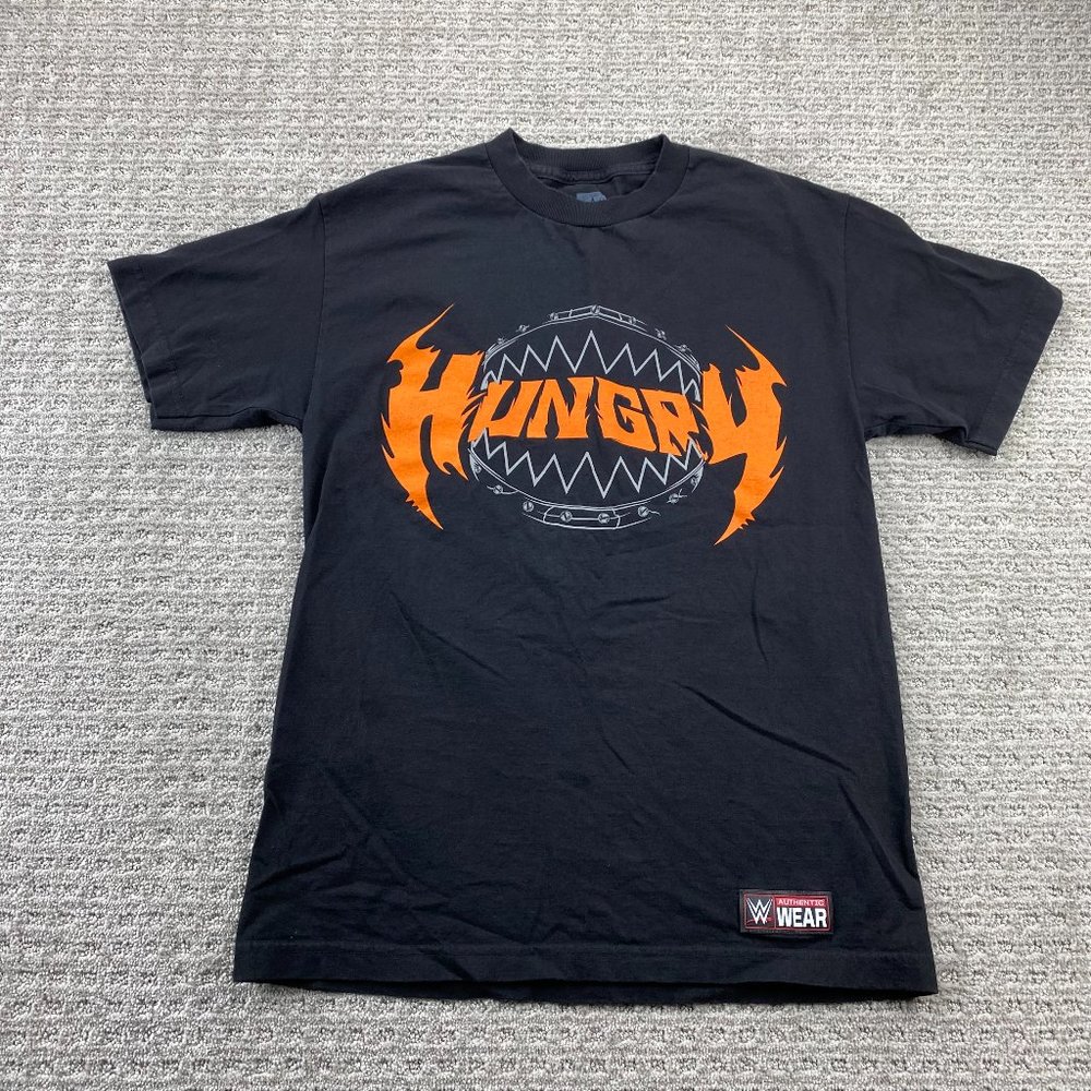 WWE Shirt Men Medium M Black Hungry Feed Me More RYBACK Wrestling Graphic Tee